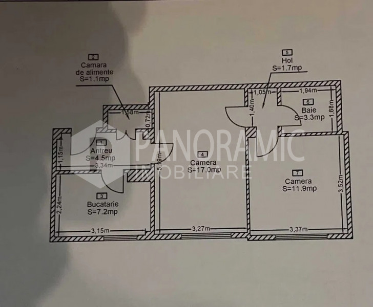APARTAMENT CU 2 CAMERE - HOREA ZONA GARĂ