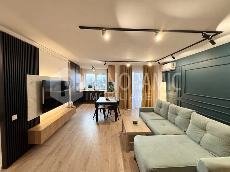 Apartament ultrafinisat cu 2 camere semidecomandate - Sopor 