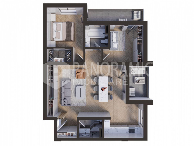 APARTAMENT 3 CAMERE, ZONA PARC CUBIC