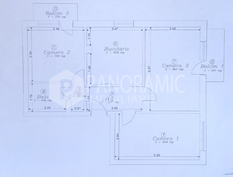 APARTAMENT 3 CAMERE, MICRO 17